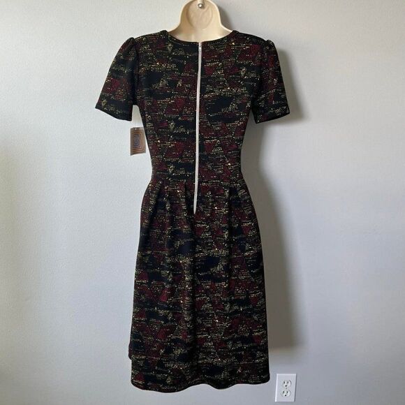 LulaRoe Amelia Aztec Pleated Dress Size S  NWT! - Picture 3 of 6